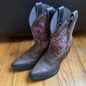 Girls Dan Post cowgirl boots